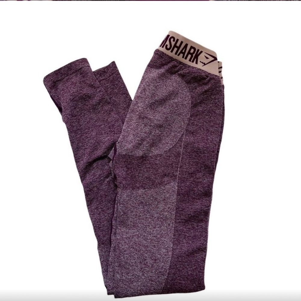 Gymshark Ruby Marl Flex Leggings Size Xs Butt Enh… - image 5
